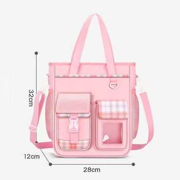 Taška na knihy pre základnú školu, veľká kapacita, viacfunkčná, Oxford látka, unisex, karikatúrny dizajn