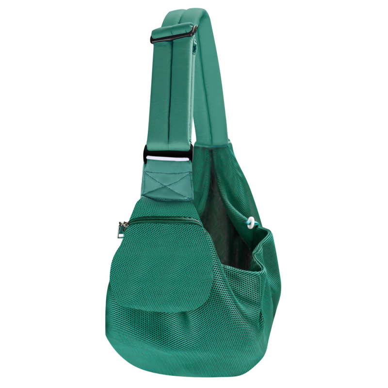 Keresztpántos táska háziállatok számára, lélegző hálóval, puha poliészter, 10 literes kapacitás