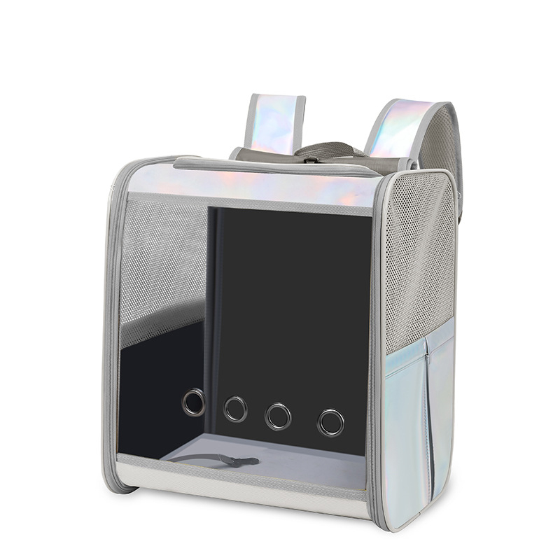 Τσάντα-πλάτης κατοικίδιων για γάτες και σκύλους – Oxford ύφασμα, μεγάλος χώρος, μονόχρωμο σχέδιο, μεσαία έως μαλακή σκληρότητα