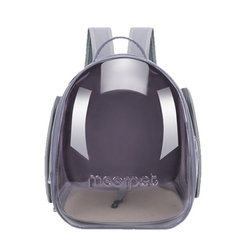 Τσάντα μεταφοράς γάτας, PVC, Μεσαίας χωρητικότητας, Μονοχρωματικό σχέδιο, Μεσαία σκληρότητα