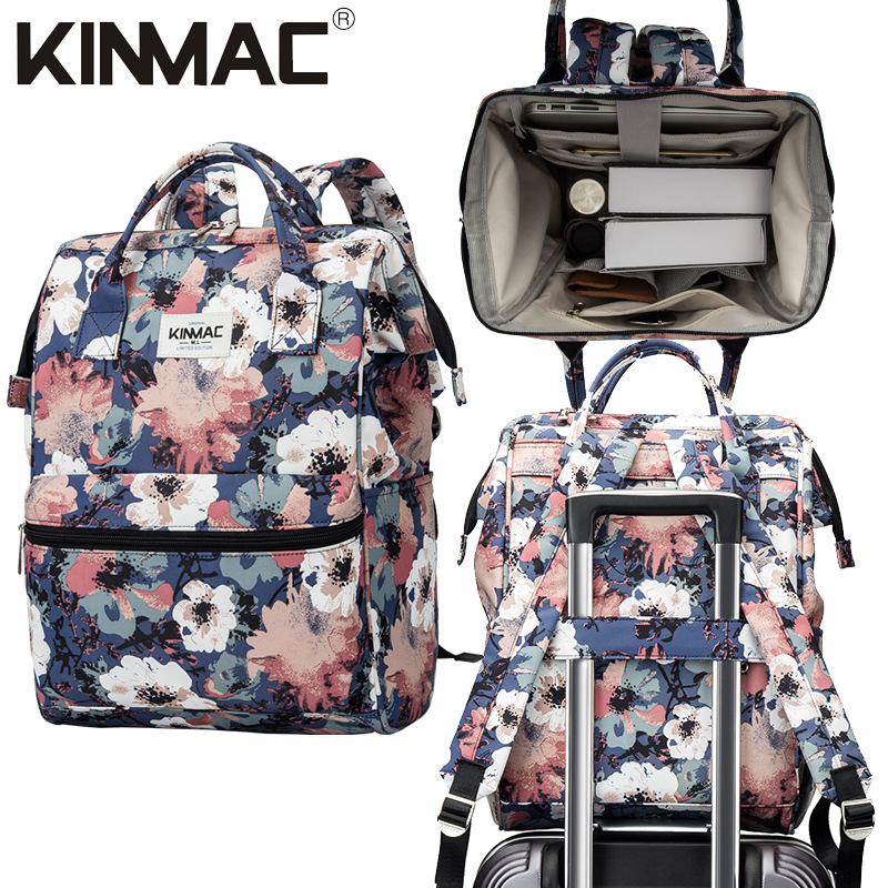 Kinmac ruksak za notebook/tablet - vodootporan, otporan na udarce, prozračan, otporan na habanje, poliester s podlogom