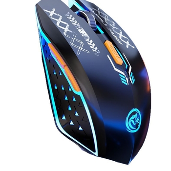 Bežična gaming miška s dvostrukim načinom Bluetooth i 2.4G, punjiva, tiha, 6 tipki, 800/1200/1600 DPI