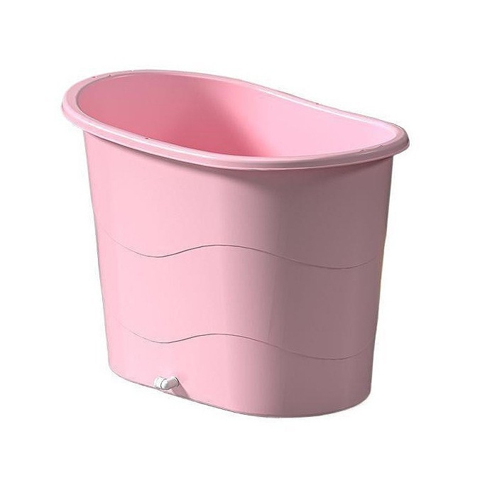 Пластмасова вана за възрастни - сгъваема ваничка за крака и кофа за баня за домашна употреба