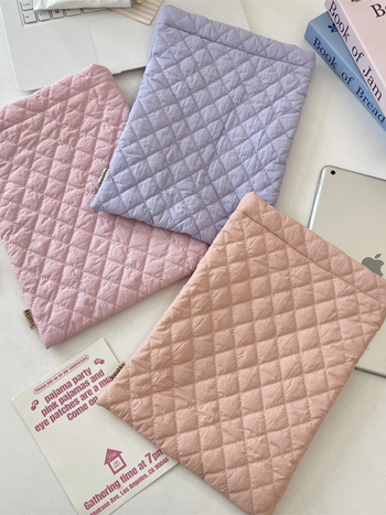Futrola za tablet s podstavljenom šivanom unutrašnjosti, poliester, unisex, street stil, ljeto 2025