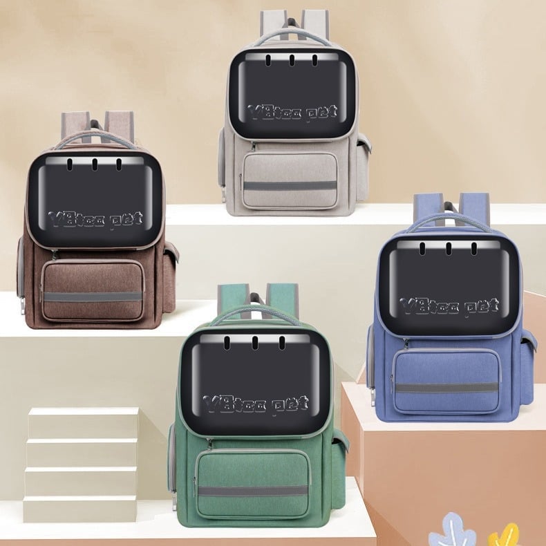 Τσάντα κατοικίδίων από Oxford ύφασμα, μαλακή κατασκευή, χωρητικότητα 7,5 kg για εσωτερικά κατοικίδια, μονόχρωμο σχέδιο, κωδικός 1039