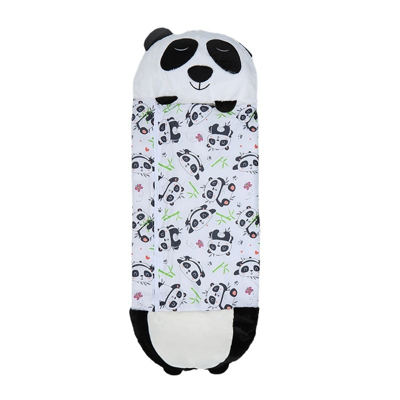 Dječji spavaći vreća s životinjskim uzorkom, plišani materijal, Velvet Cotton punilo, funkcija konstantne temperature