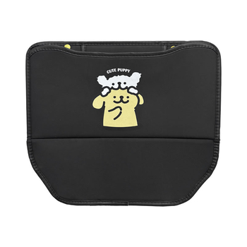 Защита за облегалката на автомобил – PU кожа, дълъг стил, карикатура на куче, универсален за всички сезони