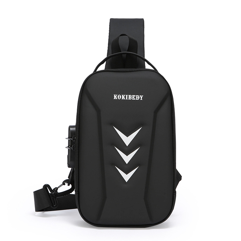 Férfi mellkas táska – Városi egyszerűség, Magas minőségű anyag, Kopásálló, 2025 tél