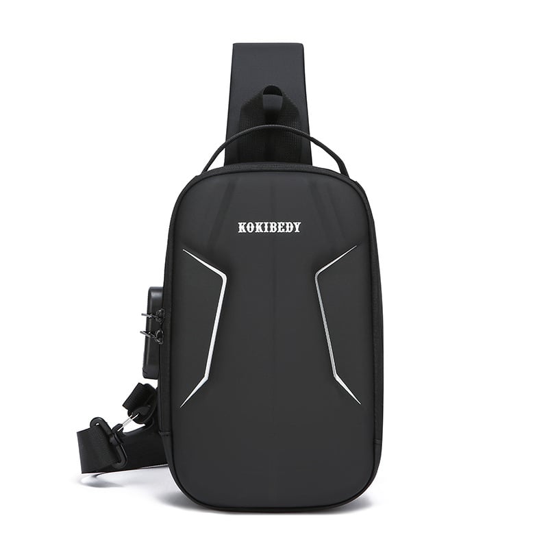 Férfi mellkas táska – Városi egyszerűség, Magas minőségű anyag, Kopásálló, 2025 tél