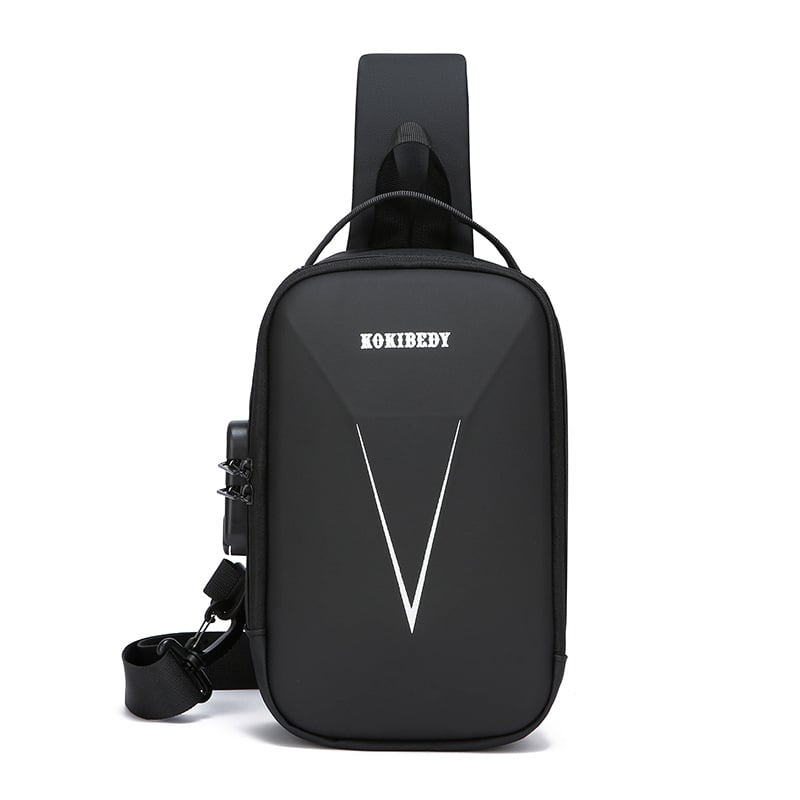 Férfi mellkas táska – Városi egyszerűség, Magas minőségű anyag, Kopásálló, 2025 tél