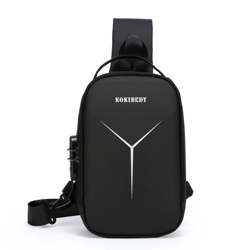 Férfi mellkas táska – Városi egyszerűség, Magas minőségű anyag, Kopásálló, 2025 tél