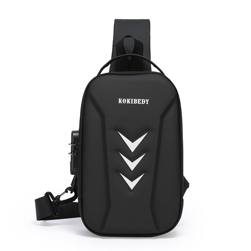 Férfi mellkas táska – Városi egyszerűség, Magas minőségű anyag, Kopásálló, 2025 tél