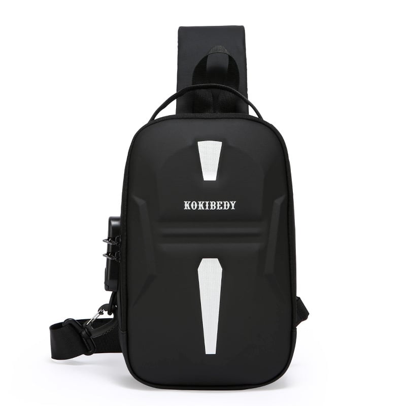 Férfi mellkas táska – Városi egyszerűség, Magas minőségű anyag, Kopásálló, 2025 tél