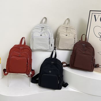 Nylon hátizsák szabadidős utazásokhoz, vízálló anyag, kapacitás 20 L alatt, görbült vállpántok