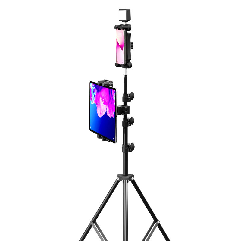 Suport pentru tabletă tip lift cu clemă – Mholder GS693B, 336 g, compatibil iPad/iPhone