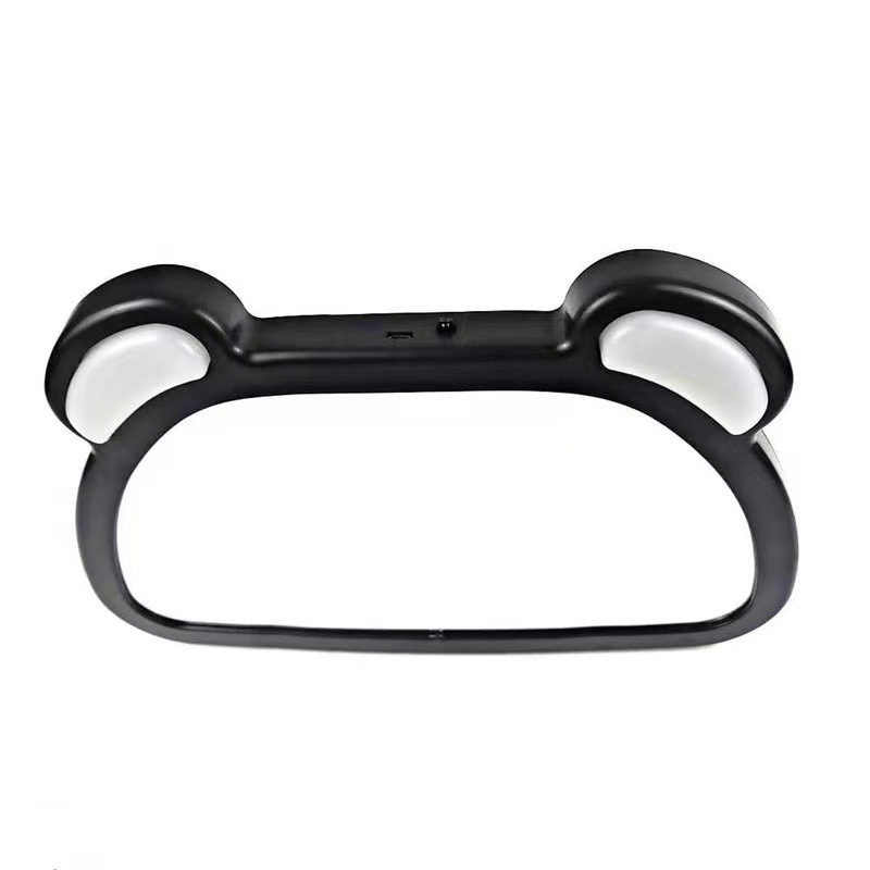 Belső autós tükör babáknak, 360°-os forgás, LED tükröző felület, gyermeküléshez