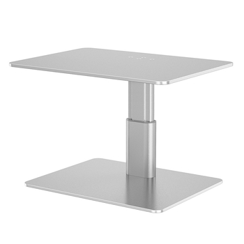 Kovový stojan na monitor s eleváciou, model E6; hmotnosť 2,59 kg; funkcia zvýšenia výšky pre zdravšie pracovisko