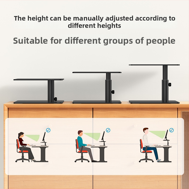 Kovový stojan na monitor s eleváciou, model E6; hmotnosť 2,59 kg; funkcia zvýšenia výšky pre zdravšie pracovisko