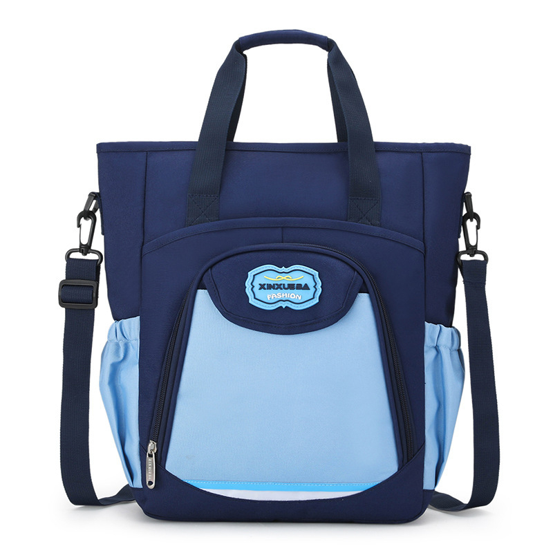 Τσάντα μελέτης για μαθητές Δημοτικού για εξωσχολικές δραστηριότητες; unisex, νάιλον υλικό, σχέδιο μείωσης βάρους, μονοχρωματικό σχέδιο, επένδυση νάιλον