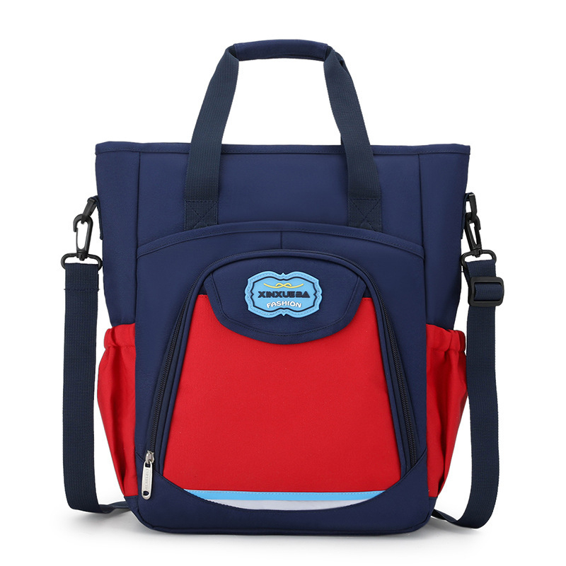 Τσάντα μελέτης για μαθητές Δημοτικού για εξωσχολικές δραστηριότητες; unisex, νάιλον υλικό, σχέδιο μείωσης βάρους, μονοχρωματικό σχέδιο, επένδυση νάιλον