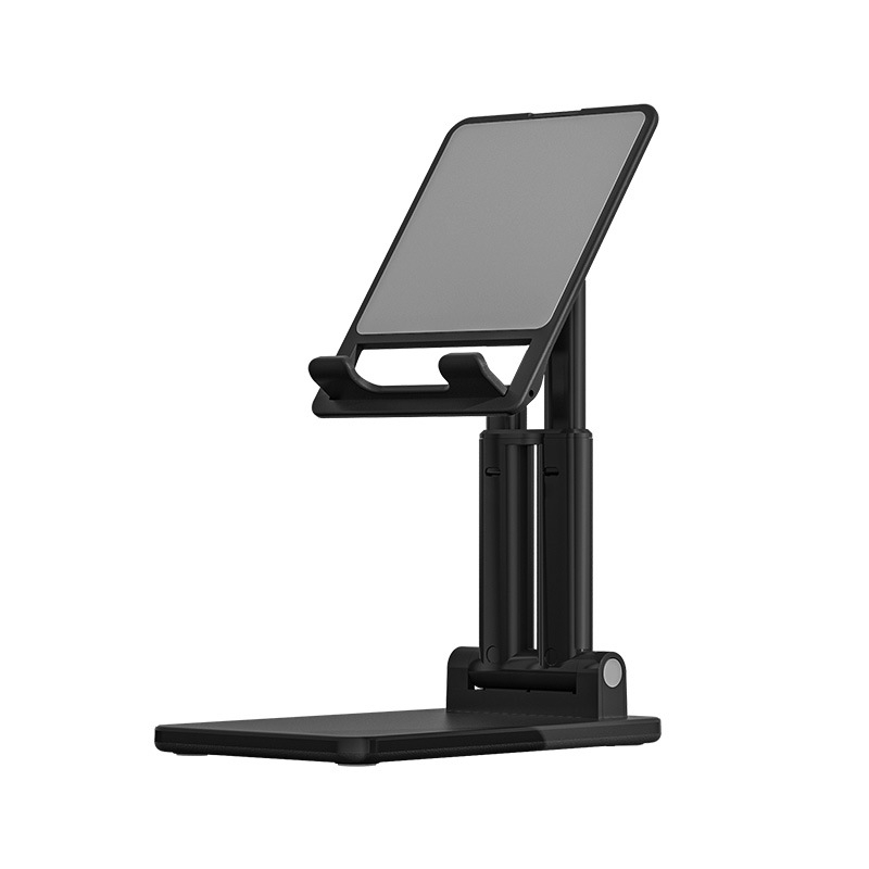 Suport de birou pentru telefon și tabletă, model X7, design cu braț dublu pliabile, ABS + contragreutate metalică, antivibrații, compatibil universal