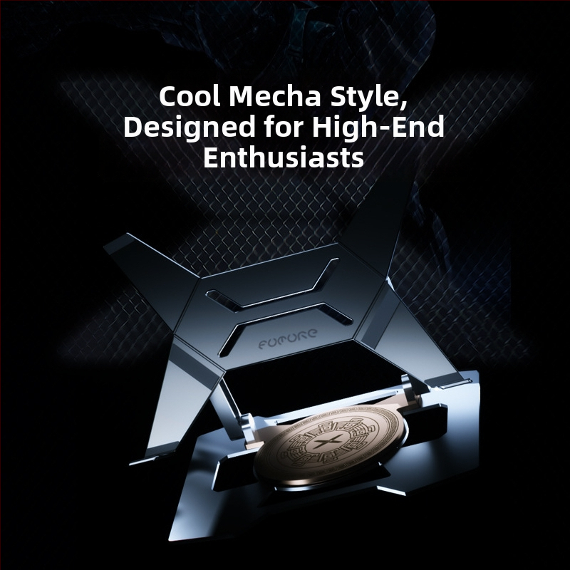 FZ5 βάση λάπτοπ με ψύξη, πτυσσόμενη, κάθετη περιστρεφόμενη, για λάπτοπ/tablet 11–17.3 ίντσες, Μοντέλο W5/FZ6, Υλικό: ατσάλι + αλουμίνιο + σιλικόνη, Βάρος 2.086 kg