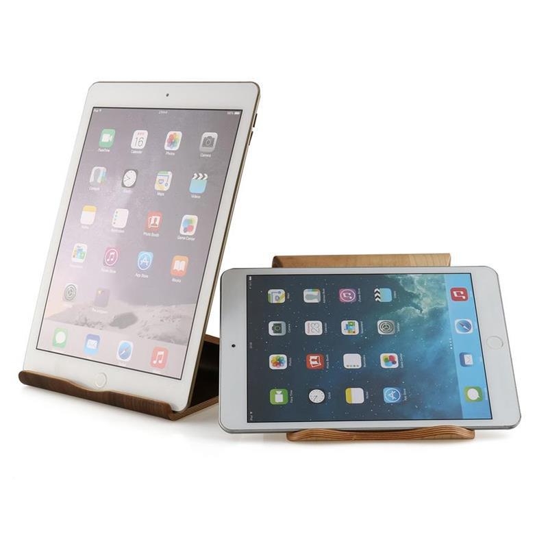 Suport din lemn pentru tabletă, pentru noptiere – compatibil cu iPad, model E68N, bază/ramă pentru tabletă, 0,2 kg