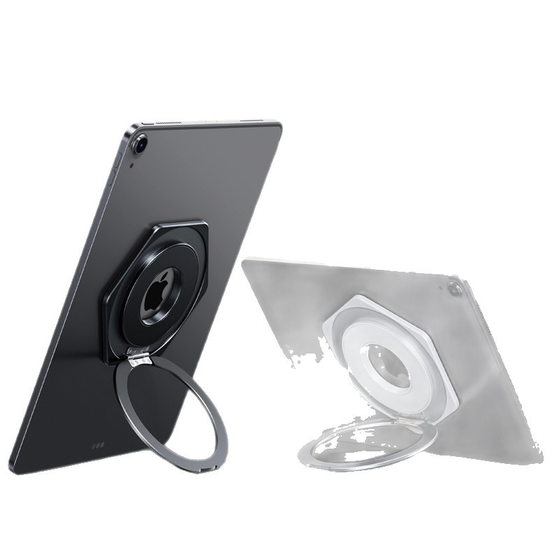 Pavan 05910 magnetski okretni držač za tablet, sklopiv, prenosiv, 360° podrška, kompatibilan s iPad/iPhone