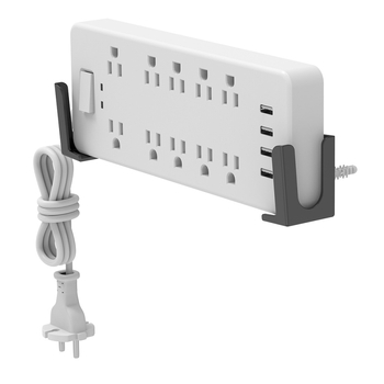 PWM-02 Lazy Stand για τοίχο, πλαστικό, κατάλληλο για power strip, smartphone, tablet και ηλεκτρονικό βιβλίο