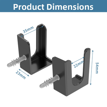 PWM-02 Lazy Stand για τοίχο, πλαστικό, κατάλληλο για power strip, smartphone, tablet και ηλεκτρονικό βιβλίο