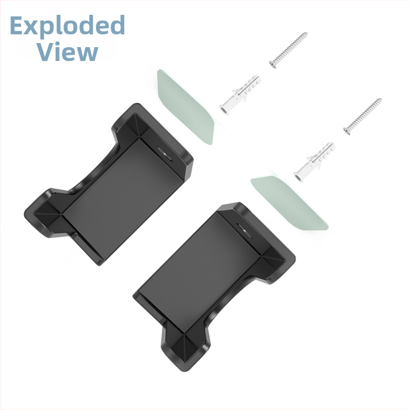 PWM-02 Lazy Stand για τοίχο, πλαστικό, κατάλληλο για power strip, smartphone, tablet και ηλεκτρονικό βιβλίο