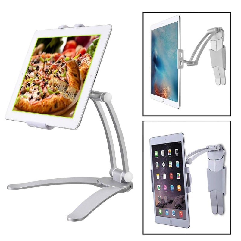 Tabletni zidni držač s ljepilom — za iPad i iPhone, rotacijski dizajn