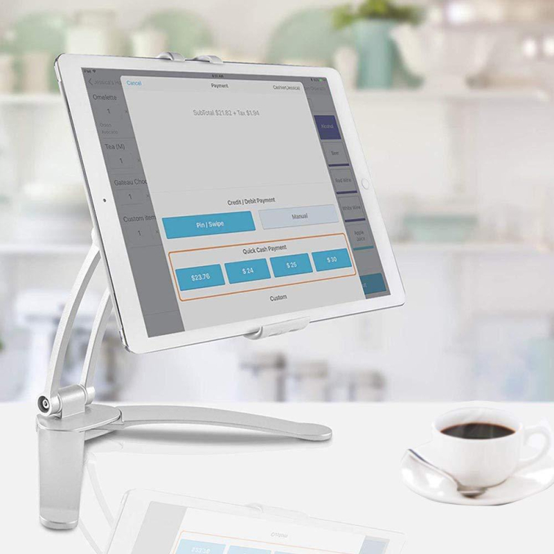 Tabletni zidni držač s ljepilom — za iPad i iPhone, rotacijski dizajn