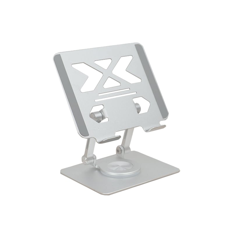 Βάση-στήριγμα από κράμα αλουμινίου για κινητά και τάμπλετ, CNC ακρίβεια, περιστρεφόμενη, αναδιπλούμενη, με ρυθμιζόμενο ύψος