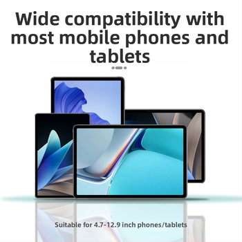 PM-FL02 Kovový podlahový stojan pre tablety a telefóny s vysúvacím ramenom pre živé vysielanie videa