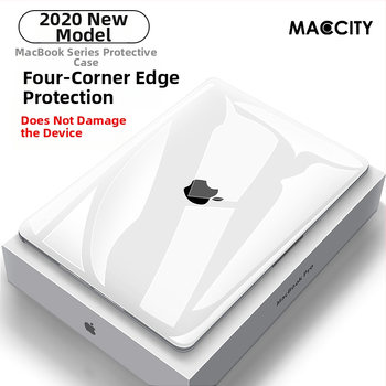 NACCITY husă de protecție pentru MacBook Air/Pro/MacBook — carcasă transparentă, ultra-subțire