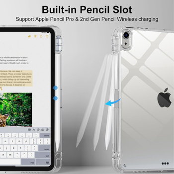Akrila iPad aizsargkaste — augsta caurspīdīgums, triecienizturība, statīvs, siltuma izkliede
