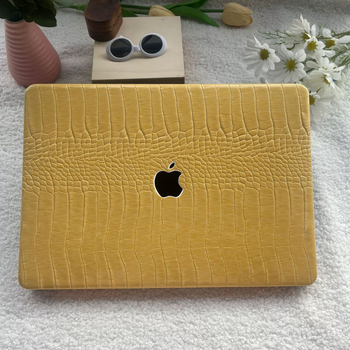 Защитен калъф за MacBook Pro/Air, PU имитационна кожа с шарка крокодил