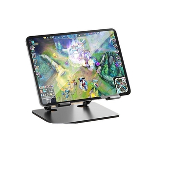 Μεταλλικός αναδιπλούμενος στηρίγμα ταμπλέτας για επιτραπέζιο ύψος και βάση ψύξης για παιχνίδια και μελέτη