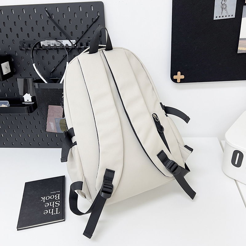 Rucsac de călătorie unisex, din Oxford, compatibil cu laptop de 16 inch, curele de umăr curbate, capacitate sub 20 L