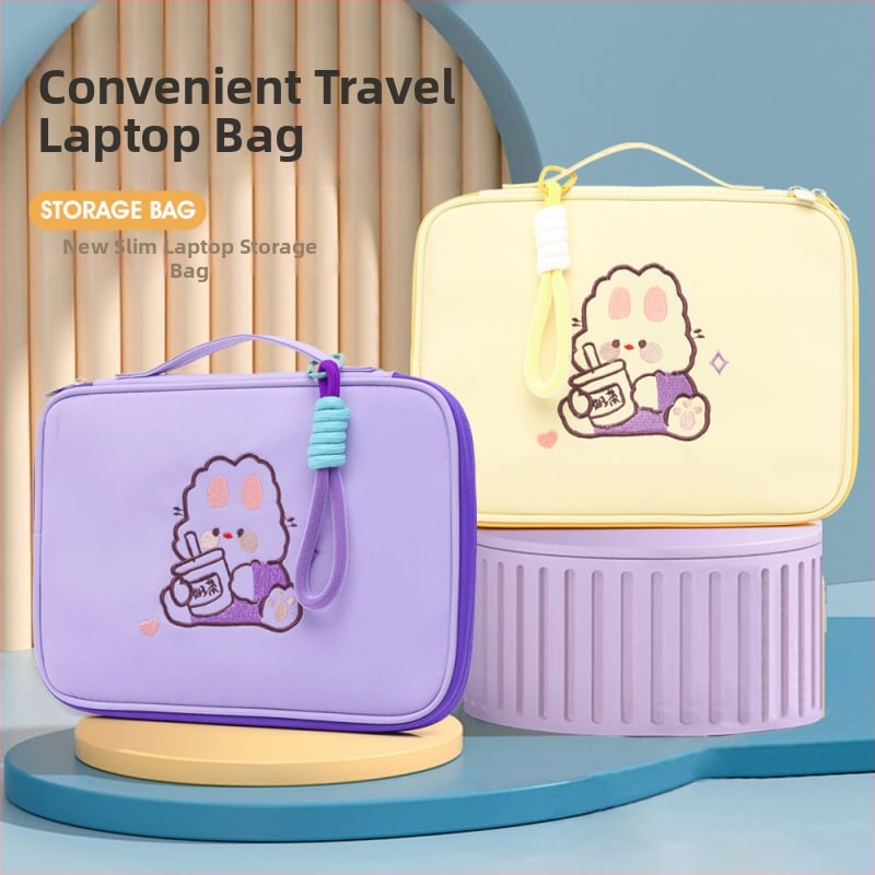 Etui za iPad Milk Tea Rabbit s printom, torba za tablet i futrola za prijenosno računalo, moderan uzorak