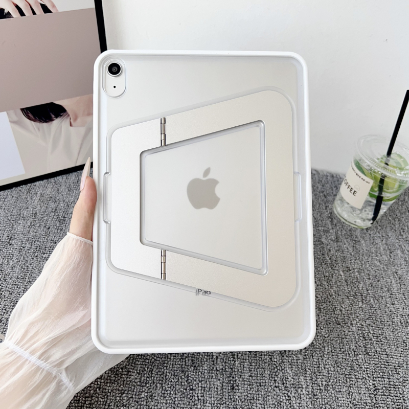Θήκη προστασίας για iPad με ματ ακρυλικό και μεταλλικό στήριγμα — ανθεκτική σε κραδασμούς, πτώσεις, διαχείριση θερμότητας