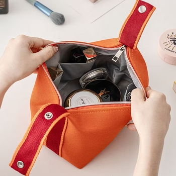 Geantă cosmetică cu capacitate mare, impermeabilă, multifuncțională, pentru călătorii (Model 9988, din pânză, stil geantă de mână)