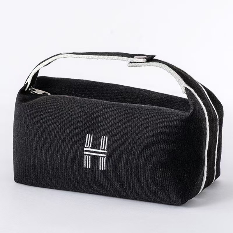 Geantă cosmetică cu capacitate mare, impermeabilă, multifuncțională, pentru călătorii (Model 9988, din pânză, stil geantă de mână)