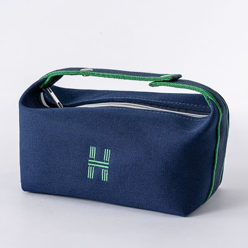 Geantă cosmetică cu capacitate mare, impermeabilă, multifuncțională, pentru călătorii (Model 9988, din pânză, stil geantă de mână)