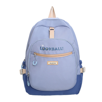 Unisex najlonski ruksak – japanski stil, jednostavan preppy dizajn, pogodan za 14-inčni prijenosnik, kapacitet ispod 20 L, prozračan, zakrivljene naramenice