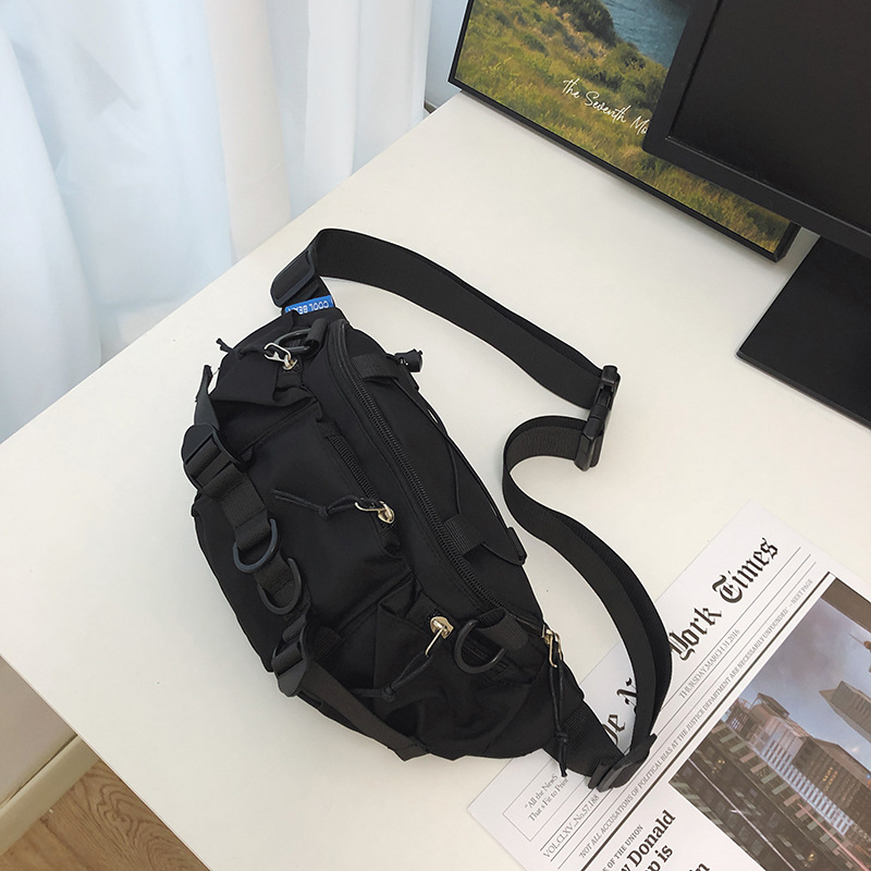 Muška chest bag, ulični stil, Oxford platno, prozračna, otporna na habanje, podstava od poliestera