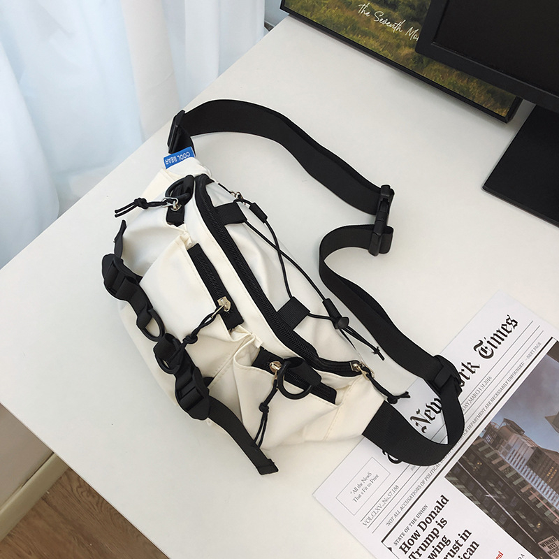 Muška chest bag, ulični stil, Oxford platno, prozračna, otporna na habanje, podstava od poliestera