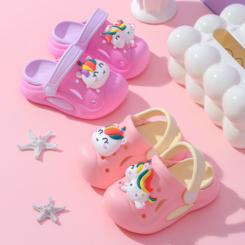 Cartoon Paradise papuci EVA pentru copii 1–3 și 4–6 ani, grosime aproximativă 3,5 cm, fără căptușeală