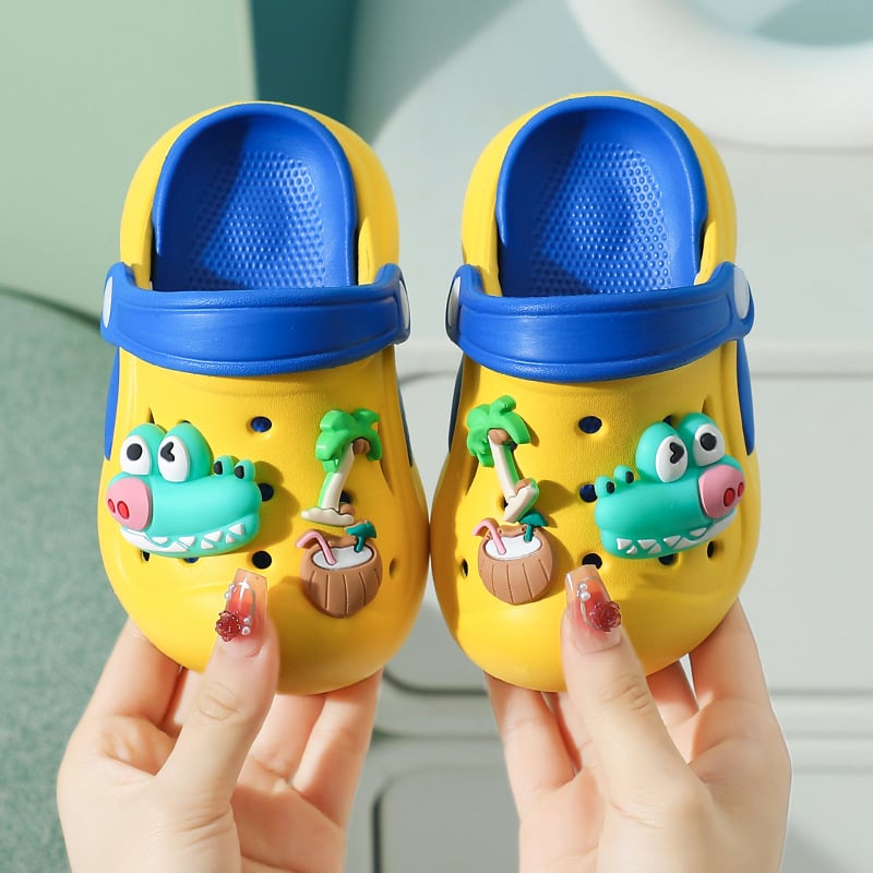 Cartoon Paradise papuci EVA pentru copii 1–3 și 4–6 ani, grosime aproximativă 3,5 cm, fără căptușeală